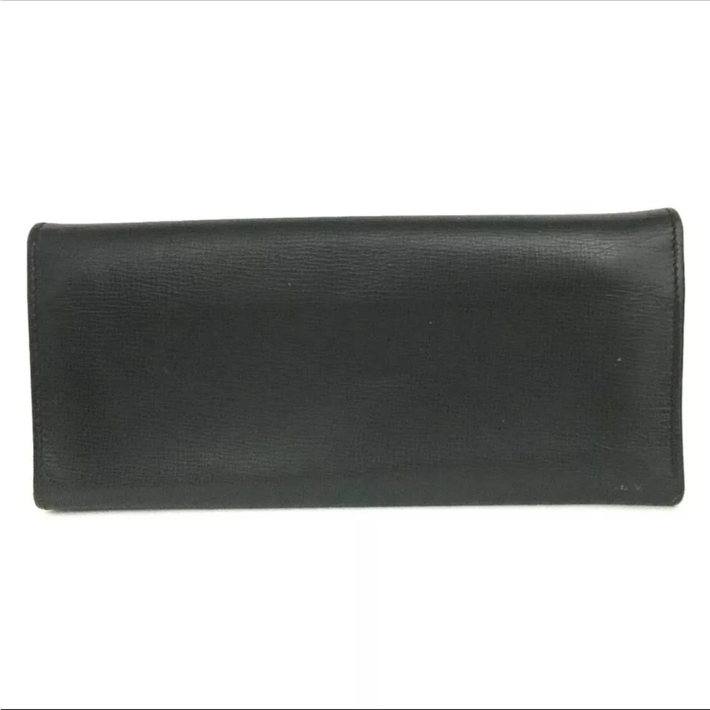 CELINE Horse carriage Long Wallet Black Accessory Vintage - Picture 4 of 8